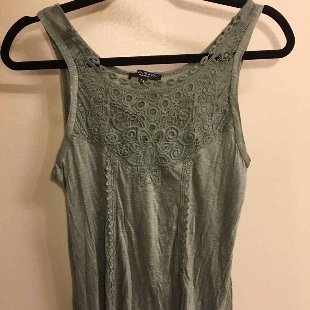 A green shirt